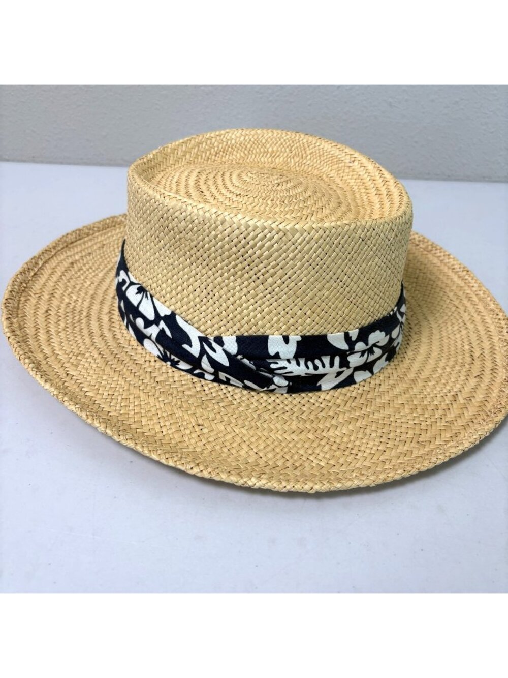 Scala Dorfman Pacific Straw Hat Size S M Natural Fiber Golf Beach Outdoor